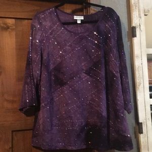 Women’s Purple Dressbarn Top